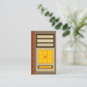 patroon frequente koperskaart klantenkaartje (Staand voorkant)