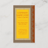 patroon frequente koperskaart klantenkaartje (Achterkant)