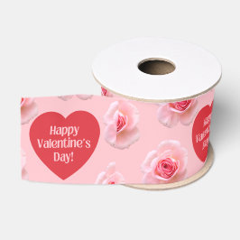 Patroon Gelukkig Valentijnsdag 2023 Achtergrond    Grosgrain Lint