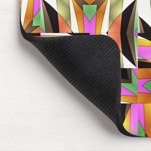 Patroon gemaakt van Abstracte kleurtegels Muismat (Hoek)