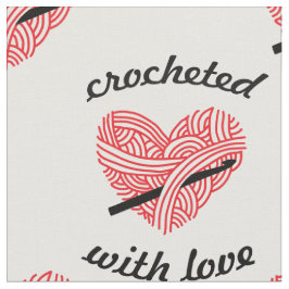 Patroon "Geoefend met liefde" Garn Heart Crafts Stof