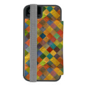 patroon. Geometrisch. Incipio iPhone Portemonnee Hoesje (Agenda Achterkant)