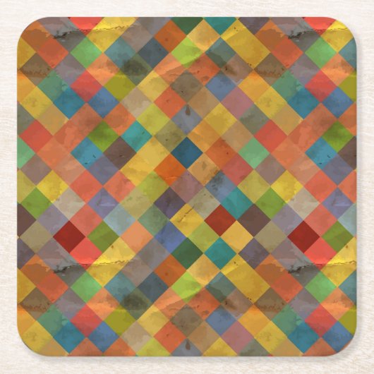  patroon. Geometrisch. Kartonnen Onderzetters (Voorkant)