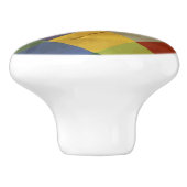 patroon. Geometrisch. Keramische Knop (Zijkant)