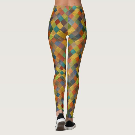  patroon. Geometrisch. Leggings (Achterkant)