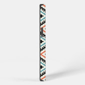 Patroon Geometrisch Modieus Stijlvol Trendsettend iPhone Hoesje (Rechterkant)