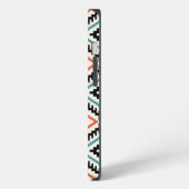 Patroon Geometrisch Modieus Stijlvol Trendsettend iPhone Hoesje (Linkerkant)