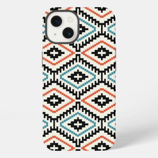 Patroon Geometrisch Modieus Stijlvol Trendsettend iPhone Hoesje (Achterkant)