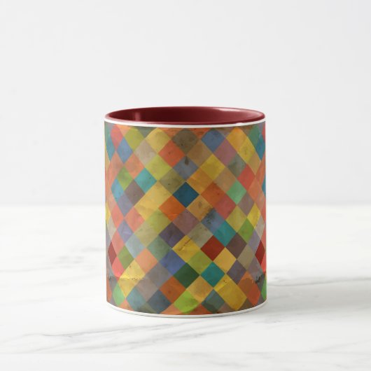  patroon. Geometrisch. Mok (Midden)