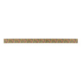 patroon. Geometrisch. Satijnen Lint (Voorkant)