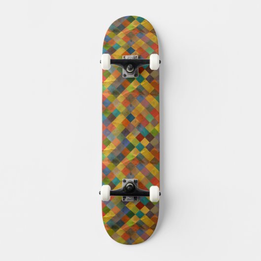  patroon. Geometrisch. Skateboard (Voorkant)