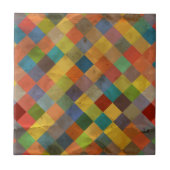 patroon. Geometrisch. Tegeltje (Voorkant)