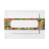  patroon. Geometrisch. Uitnodigingen Wikkel (Voorkant Voorbeeld)