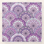  patroon glazen onderzetter (Voorkant)