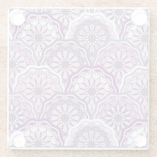  patroon glazen onderzetter (Achterkant)