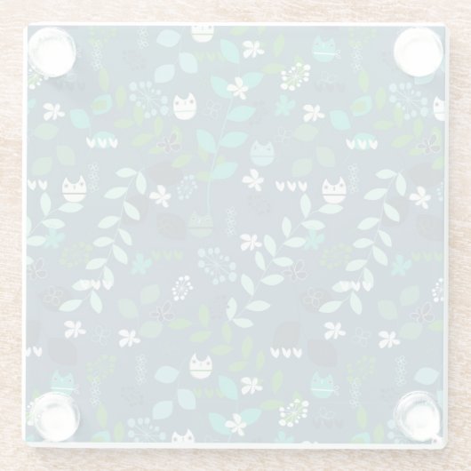 patroon glazen onderzetter (Achterkant)