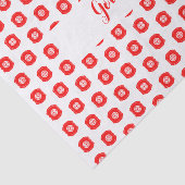 Patroon God Jul Vrolijk kerstcadeau Tissuepapier (Detail)