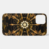 patroon. Golden grid. Snowflake, Kerstmis Case-Mate iPhone Case (Achterkant (horizontaal))