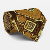 Patroon Grafisch Stropdas (Opgerold)