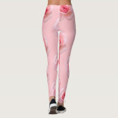 Patroon Happy Valentijn`s Day 2024 Achtergrond Leggings (Achterkant)