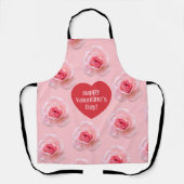 Patroon Happy Valentijn`s Day 2024 Achtergrond Schort (Voorkant)