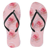 Patroon Happy Valentijn`s Day 2024 Achtergrond Teenslippers (Voetbed)
