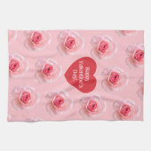 Patroon Happy Valentijn`s Day 2024 Achtergrond Theedoek (Horizontaal)