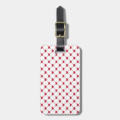 Patroon/hart Bagagelabel (Voorkant verticaal)