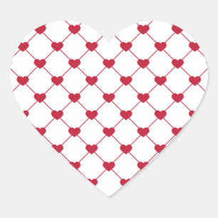 Patroon/hart Hart Sticker