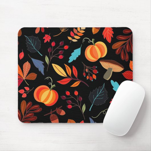 Patroon Herfst Muis Pad Muismat (Met muis)