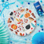 Patroon Herfstpapier Borden Papieren Bordje (Feest)