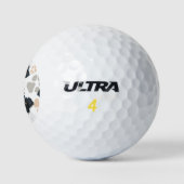 Patroon Hond Paws Border Collie Golfballen (Logo)