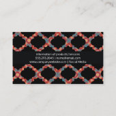  patroon II | Chic Colorful Visitekaartje (Achterkant)