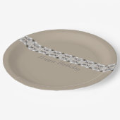  patroon in buisjes en grijs papieren bordje (Gekanteld)