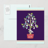 Patroon in een Briefkaart met perenbomen (Voorkant / Achterkant)