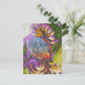 Patroon in een Briefkaart met perenbomen (Staand voorkant)