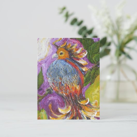 Patroon in een Briefkaart met perenbomen (Staand voorkant)