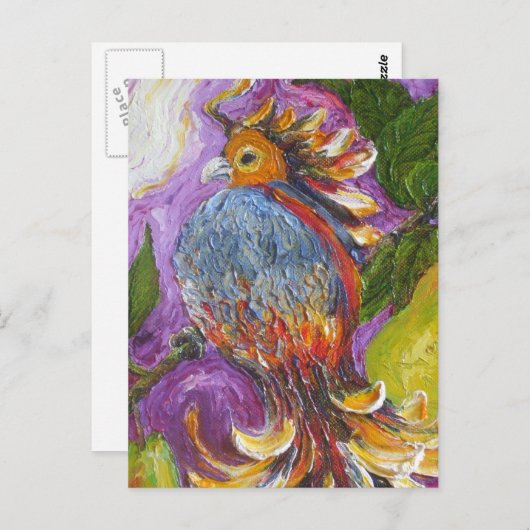 Patroon in een Briefkaart met perenbomen (Voorkant / Achterkant)