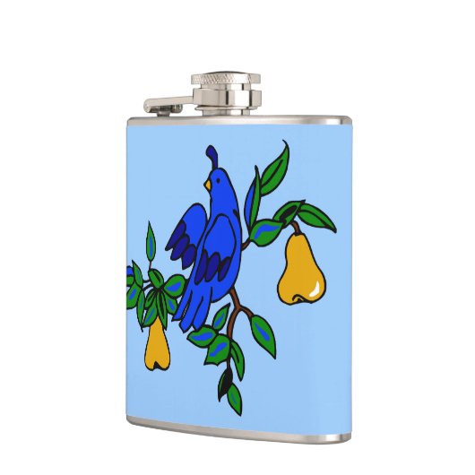 Patroon in een erlenmeyer heupfles (Links)