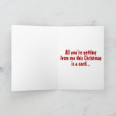 Patroon in een Naakte Boom Feestdagen Kaart (Binnen)