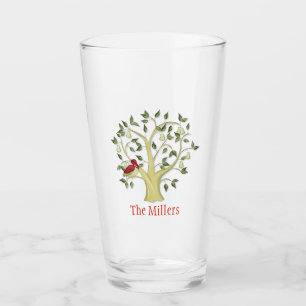 Patroon in een parelglas glas