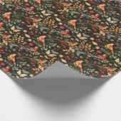 Patroon in een Pear Tree Kerstmis Cadeaupapier (Hoek)