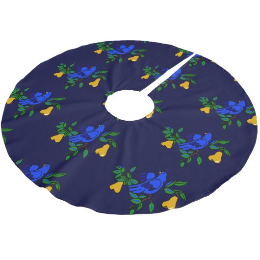 Patroon in een peer tree kerstboom rok (Gekanteld)