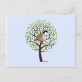 Patroon in een peerboom briefkaart (Voorkant)