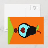 Patroon in een peerboom briefkaart (Voorkant / Achterkant)