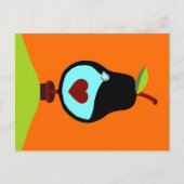 Patroon in een peerboom briefkaart (Voorkant)