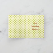 Patroon in een peerboom feestdagen kaart (Binnen)