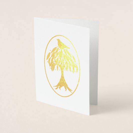 Patroon in een peerboom folie kaarten (Voorkant)