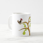 Patroon in een peerboom koffiemok (Voorkant links)