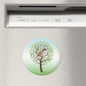 Patroon in een peerboom magneet (Insitu (Vaatwasser))